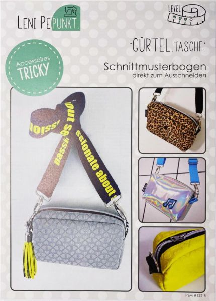 Schnittmuster GÜRTEL.tasche - kleine Handtasche Crossover oder um die Hüfte