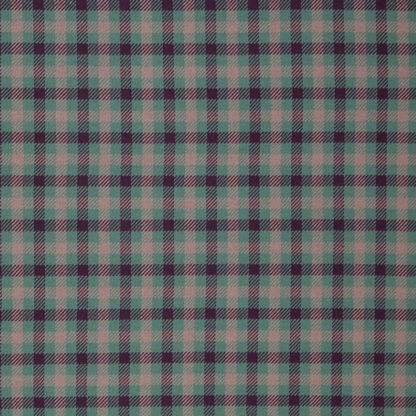 Strick Jacquard mit Karomuster in flieder mint - Design Plaid by Käselotti von Swafing