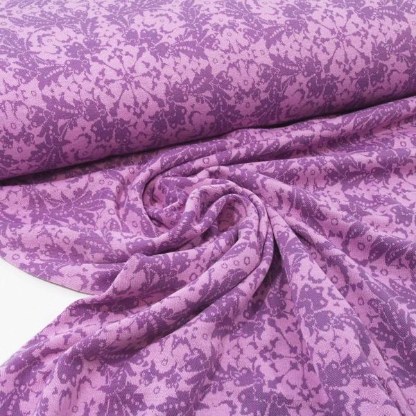 Strick Jacquard Ornamente flieder lila beere für Cardigan & Co.