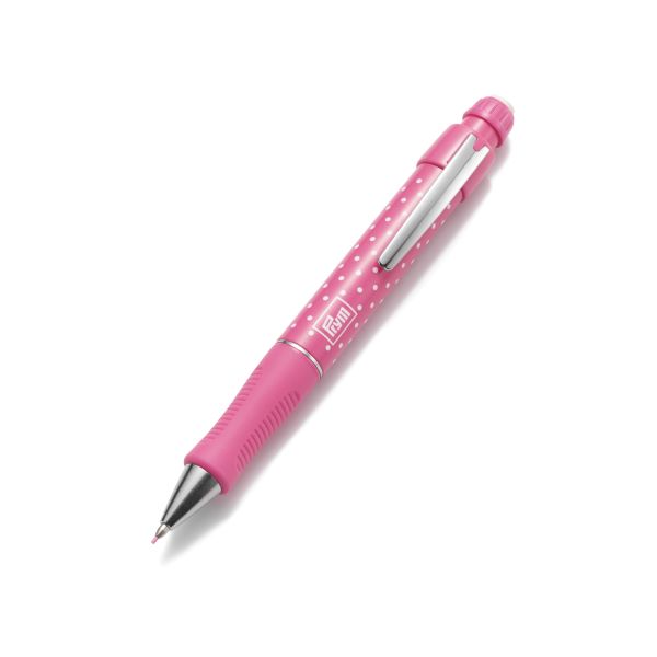 PRYM feiner Kreidestift mit 2 Minen pink