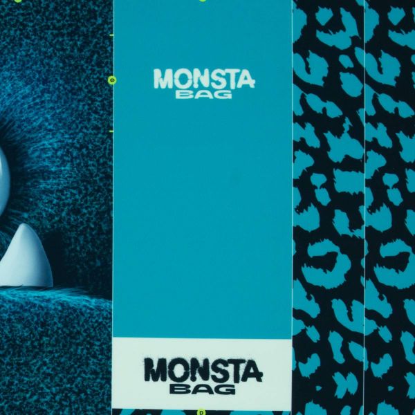 Monsta Bag DIY Panel petrol für eine Tasche • Design Thorsten Berger by Swafing