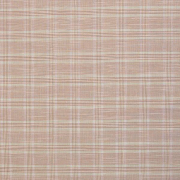 Baumwolle kariert Leinenstruktur altrosa beige – Serie Tina von Swafing