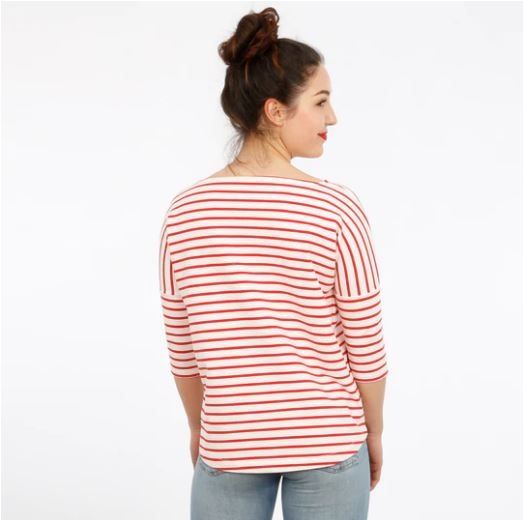 Schnittmuster FRAU KARLA • Shirt mit 3/4 Ärmel für Damen • Gr. XS-XXL