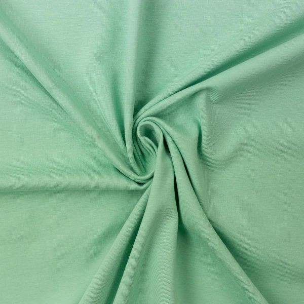 Sweat uni frisches mint grün - French Terry MAIKE von Swafing