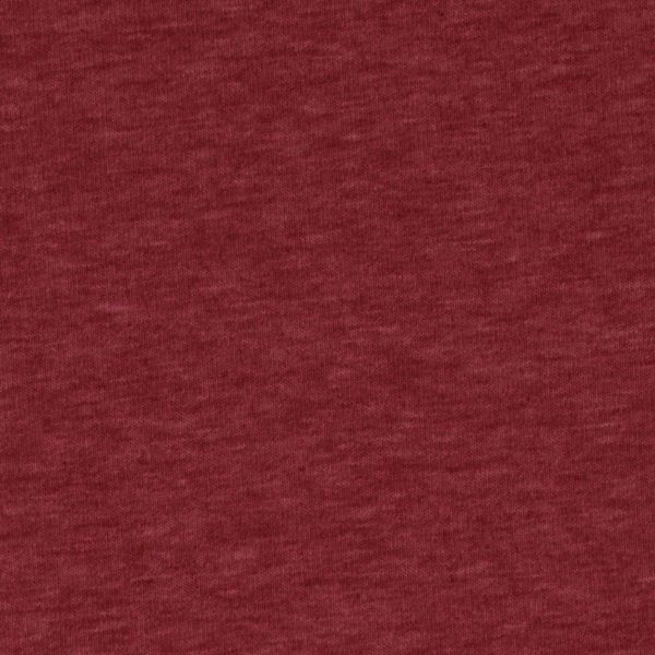 Soft Sweat uni bordeaux rot meliert - HEIKE Melange von Swafing