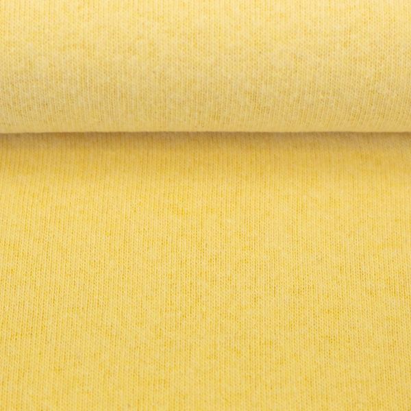 Strickstoff Bono Banane zartgelb – weicher Baumwollstrick