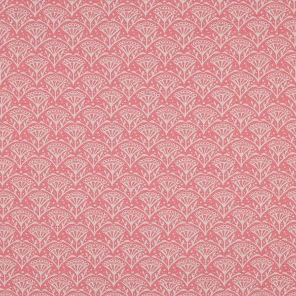 Baumwolle Canvas abstrakte Blüten pink – Dekostoff für Taschen & Deko