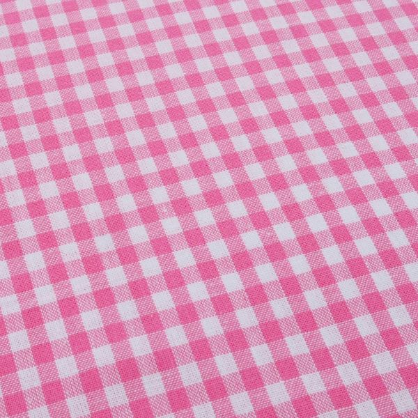 SALE - Baumwolle Vichy Karo 5mm rosa pink – Georgsdorg von Swafing