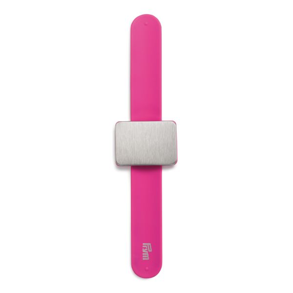 Nadelmagnet Armband von PRYM - magnetisches Nadelkissen pink