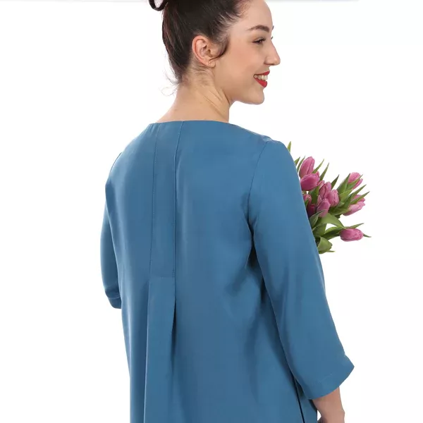 Schnittmuster FRAU YUMA • schlichtes Kleid für Webware von Studio Schnittreif • Gr. XS-XXL