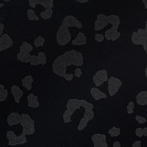 Softshell Leo Animal Print schwarz Reflektor Magic – reflektiert Licht im Dunkeln