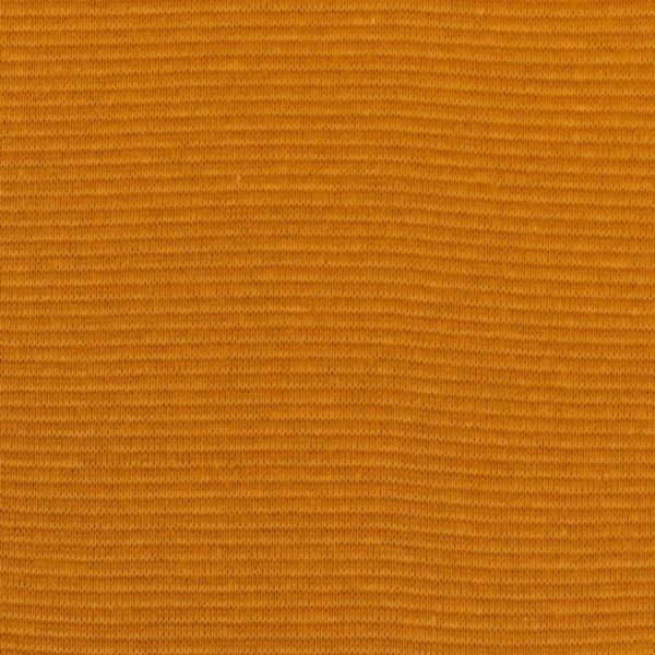 Bündchen Stella mit feinen Streifen ocker senf – Rib Stripes by Swafing
