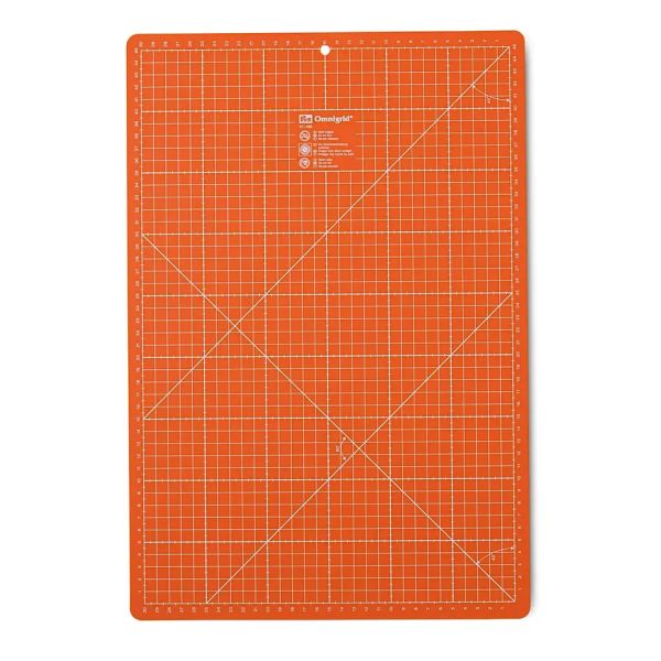 Schneidematte S 45x30cm orange von Prym Omnigrid