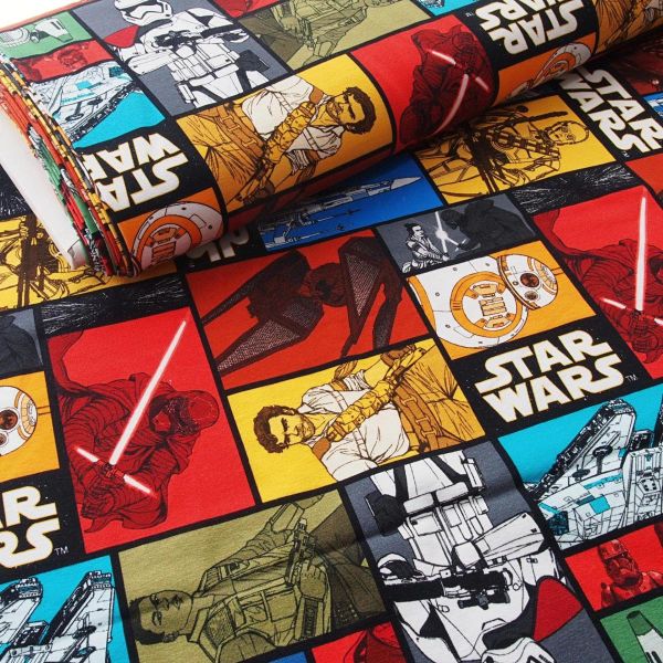 Jersey Star Wars Darth Vader BB-8 C3PO Chewbacca Rey Tie Fighter X-Wing Comic bunt
