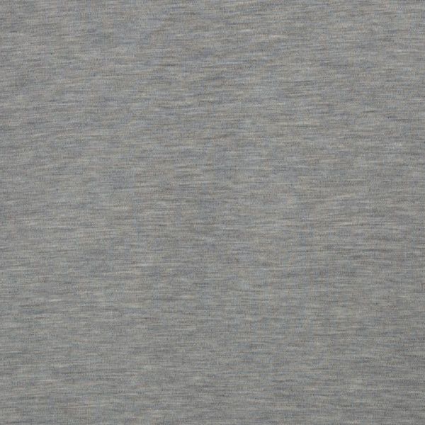 Weicher dünner Merinostrick in grau meliert - 100% Schurwolle Merino Strickstoff von Swafing