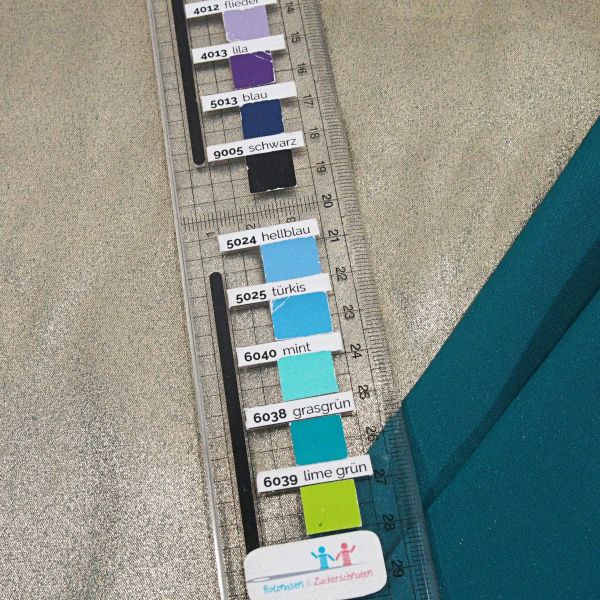 Metallic Stretch Satin gold grün – Glänzender Futterstoff Stretch Charmeuse