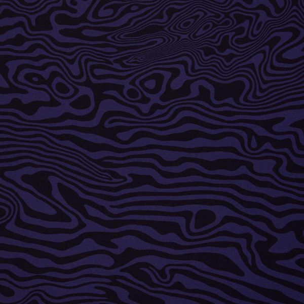 French Terry What the Duck - Ente gelb Wellen blau - Salty Soul by Thorsten Berger - 85cm Panel