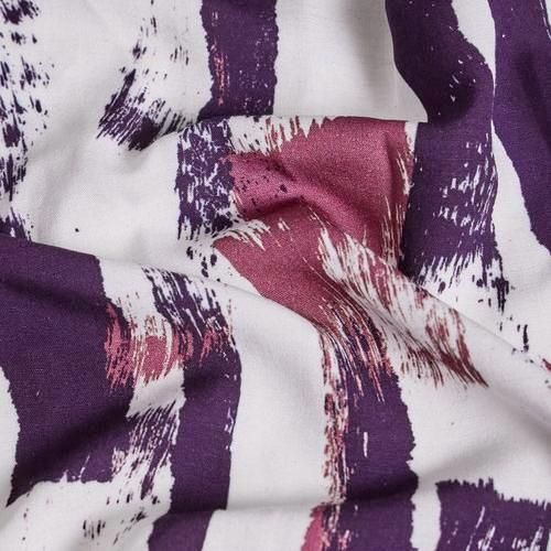 LENZING™ ECOVERO™ Viskose Leinen Crepe beere violett – Blusen & Kleiderstoff