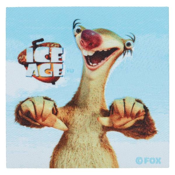 Bügelbild Ice Age Faultier Sid - Applikation zum Aufbügeln