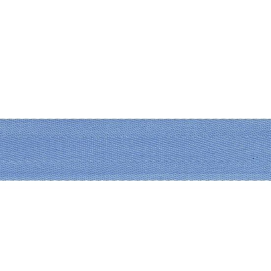 4m Köperband hellblau 2cm breit – Fischgrät Baumwoll Nahtband Einfassband Saumband Gurtband