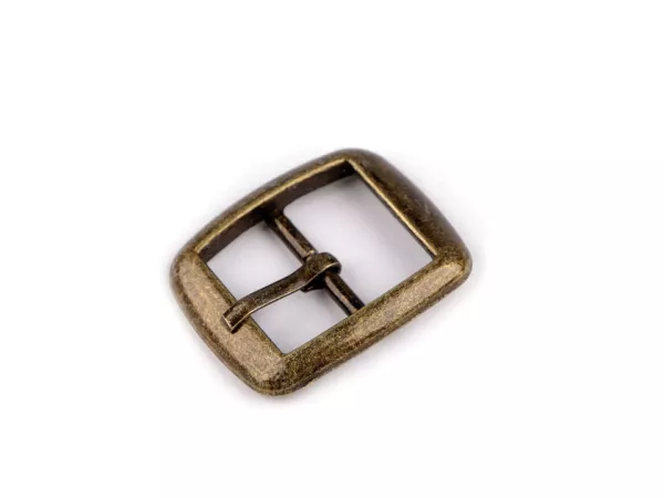 Gürtelschnalle 2cm altmessing | Metall Schnalle für 20mm Gurtband