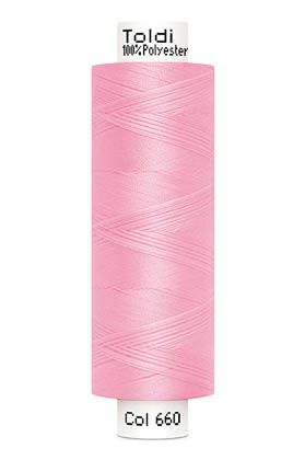 großes Rolle Nähgarn rosa Fb. 660 - 500m Gütermann Allesnäher - Toldi Nähseide