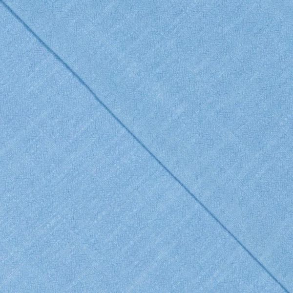 Leinen Viskose Jacquard Webware hellblau - ibiza blue