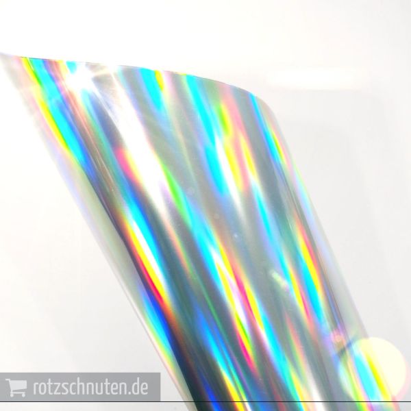Flexfolie für Textildruck Holo spectrum A4 - Plotterfolie Plottermarie Funkelfolie 105µ