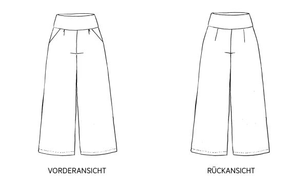 Schnittmuster FRAU ADA • Yoga und Freizeithose für Damen • Gr. XS-XXL