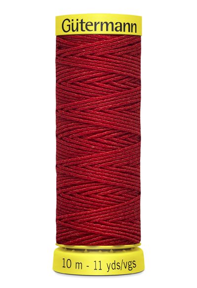 Elastisches Nähgarn rot 2063 - 10m Elasticfaden No.18 von Gütermann