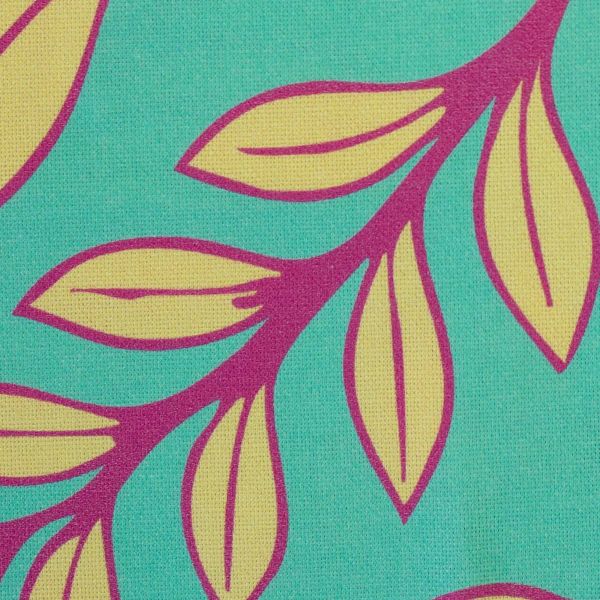 Deko Baumwollstoff Simply Sunshine mint gelb pink von Lillesol & Pelle
