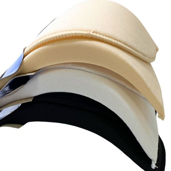 Schulterpolster M-L - halbmondförmig haut nude beige - 2 Stück