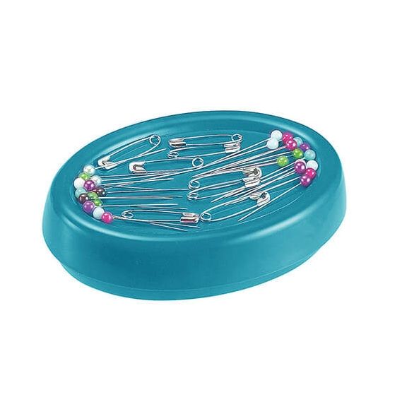 Magnetisches Nadelkissen petrol türkis