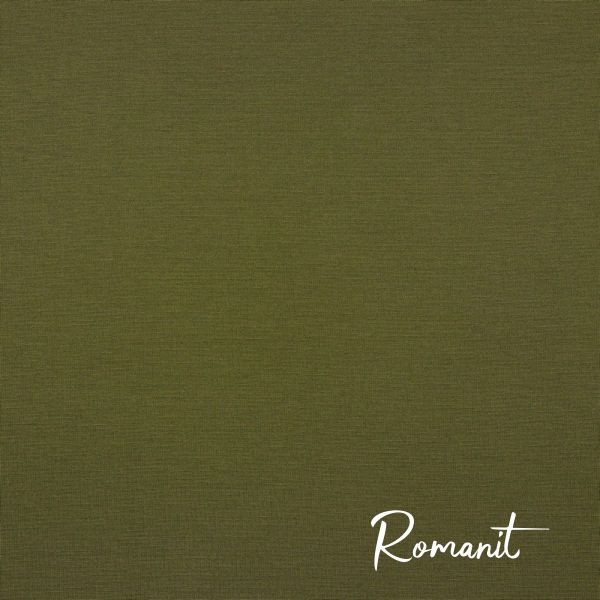 Romanit Jersey oliv khaki - Punto di Roma Royal uni olive Powerstretch