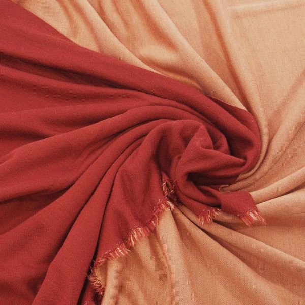 Viskosejersey doubleface terracotta rost - Soft Viskose Jersey Ida von Swafing