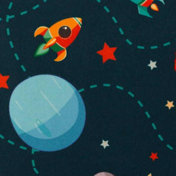 Stretch-NANO-Shell - wasserabweisender Outdoorshell Weltall doubleface Swafing