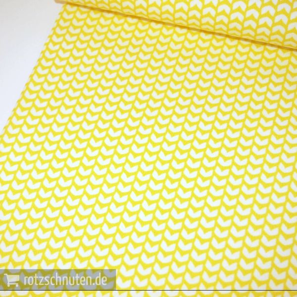 Stretch Baumwollsatin Mini Fin by Lila Lotta – gelb