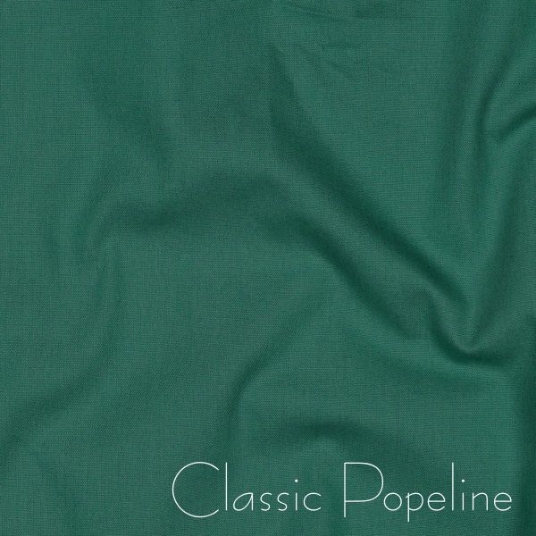 Baumwollstoff uni petrol - Baumwolle Popeline – Cotton Poplin cyan