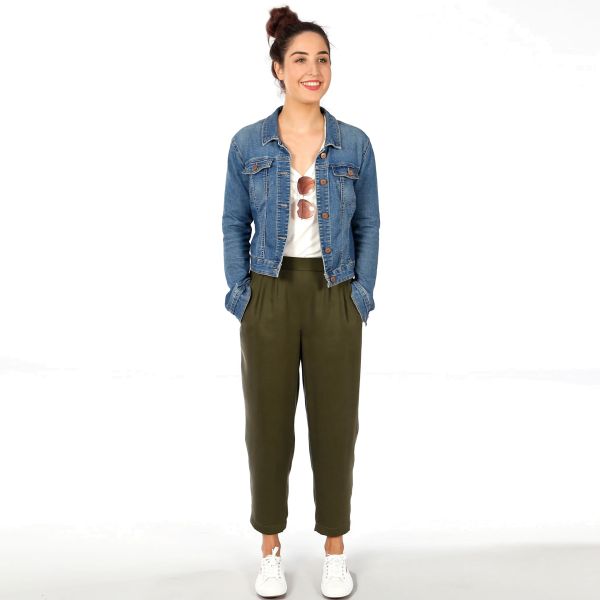 Schnittmuster FRAU GUSTA • Egg Shape Hose von Studio Schnittreif • Gr. XS-XXL