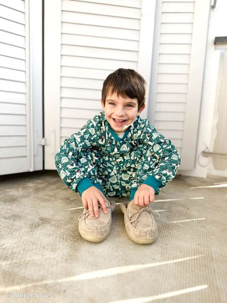 French Terry Pinguine Polar Playtime – Bienvenido Colorido Swafing