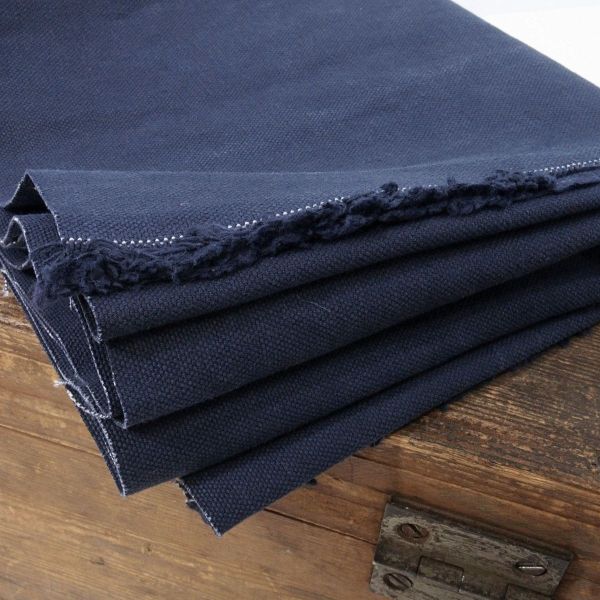 Heavy Washed Canvas marine blau - Mind the Maker 17 OZ navy kräftige Baumwolle für Taschen