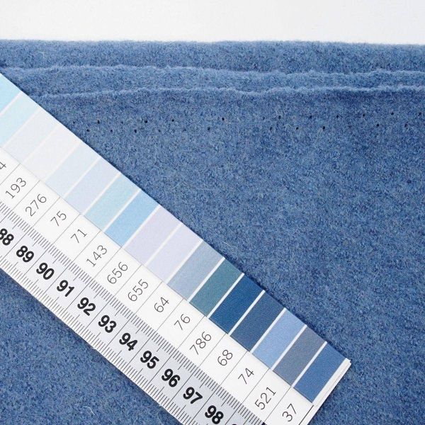 Klassischer Walkloden aus 100% Wolle zartes blau – Wollwalk Naomi von Swafing