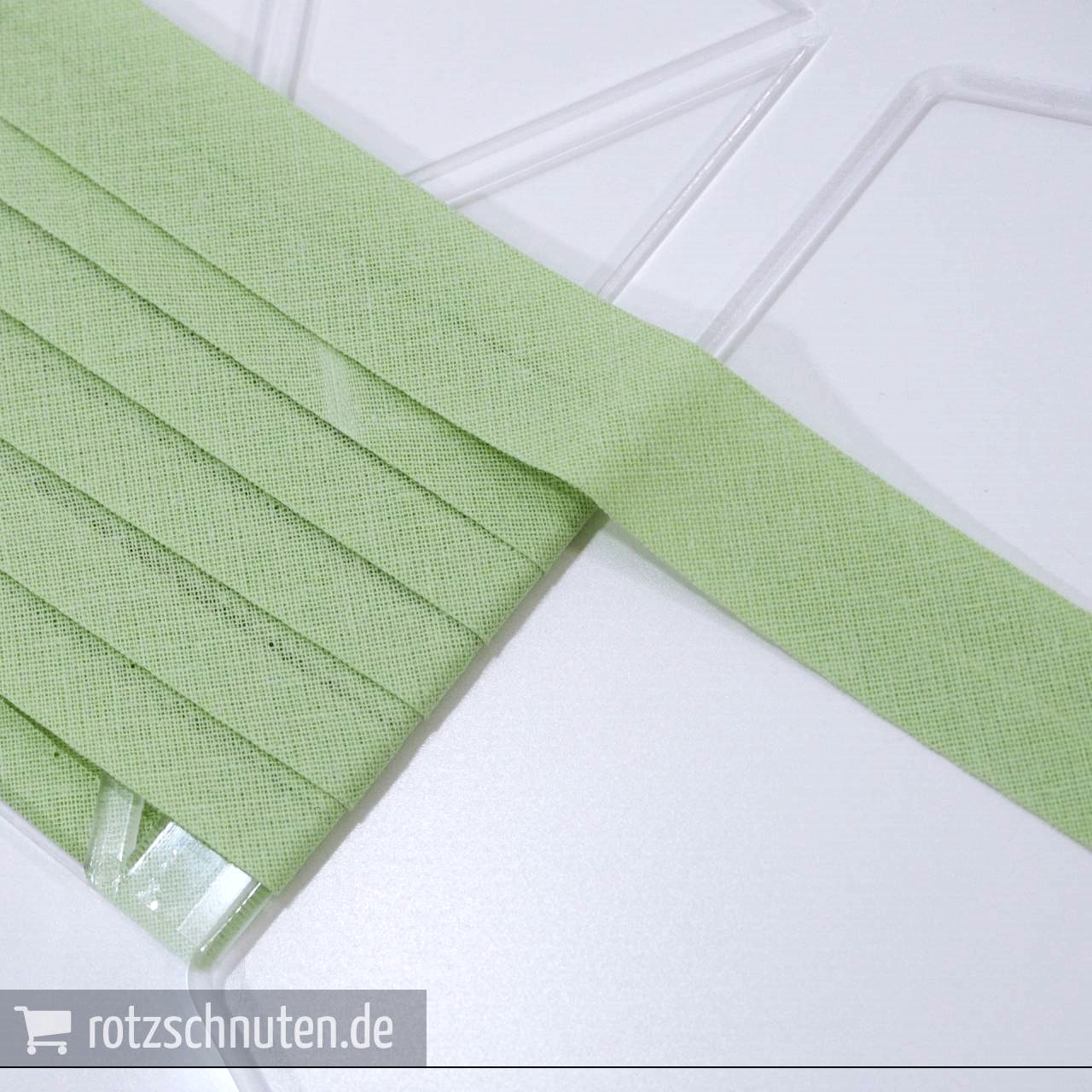 Schrägband 30mm Breite - Baumwollband Auf 25m Rolle In Shamrock Grün