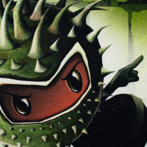 Sweat Ninja Kastianie grün - Chestnut Friends by Thorsten Berger – 90cm Panel French Terry