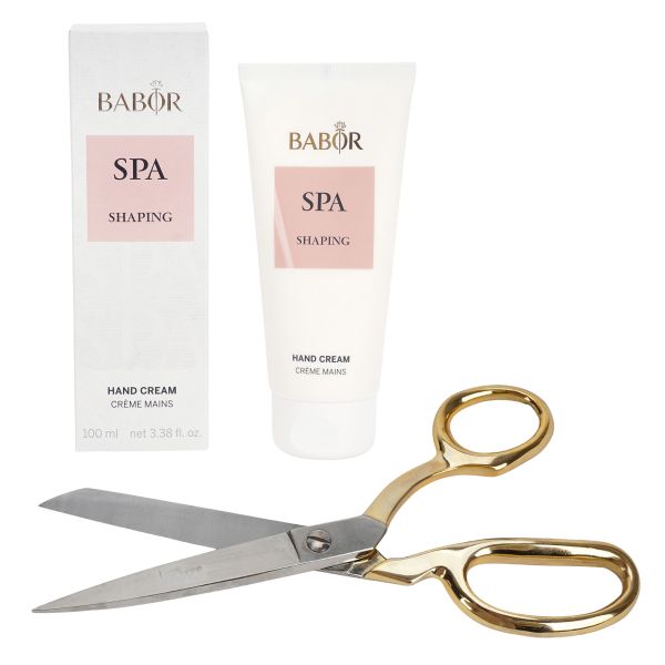 Schneiderschere 8" Gold Edition und Barbor Handcreme Geschenkset - Stoffschere 20cm