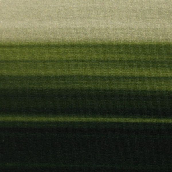 Sweat Farbverlauf grün - Slow Down Kombi by Thorsten Berger – 90cm Panel French Terry