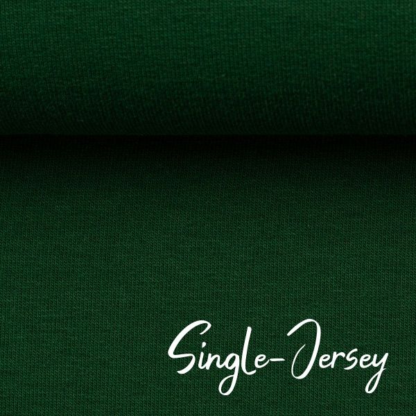 Jersey uni dunkelgrün - Baumwolljersey VANESSA von Swafing