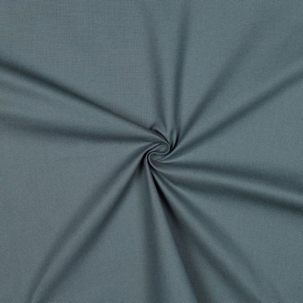 Baumwolle Canvas ozeangrün – robuster Dekostoff für Kleidung und Accessoires