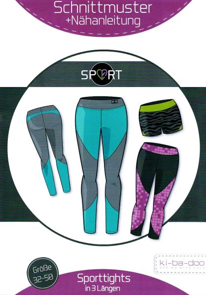 Schnittmuster SPORT Tights in 3 Längen von KiBaDoo