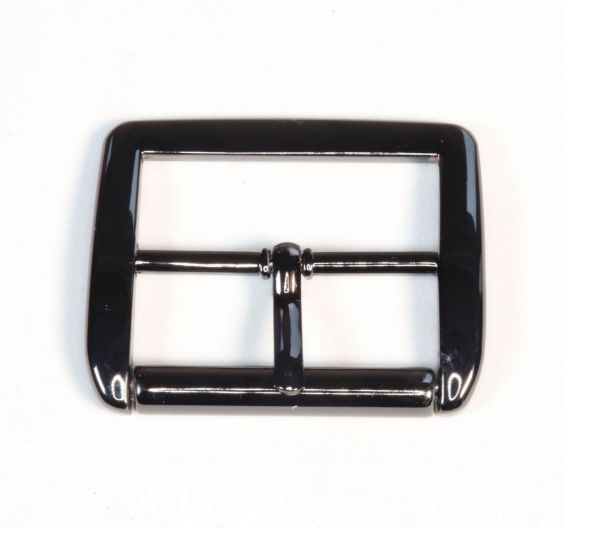 Gürtelschnalle 4cm gunmetal | Metall Schnalle für 40mm Gurtband